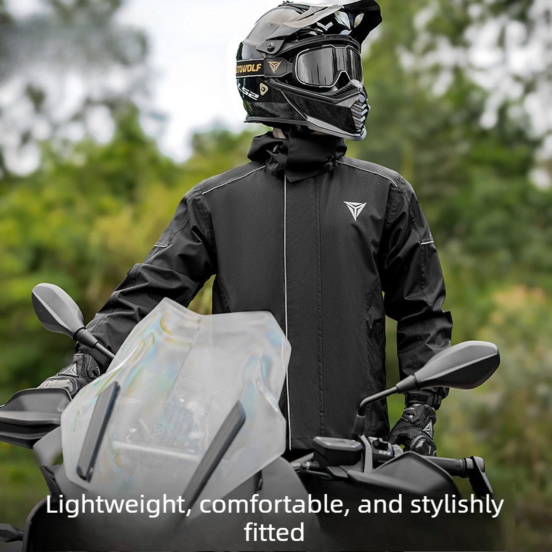 Motorcycle Rain Suit Waterproo - Cycling Commuter Rain Jacket review and price